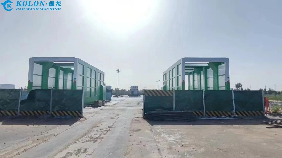 Lavadora eléctrica de autobús con tiempo de lavado 3-5min/auto Duración máxima ilimitada de lavado
